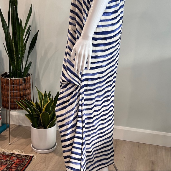 Summer Breeze Striped Viscose Maxi Tank Dress - Picture 8 of 16